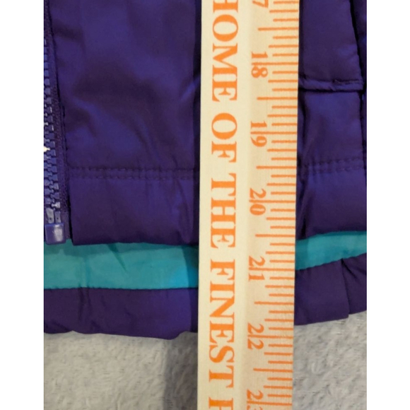 Women's Aeropostale Purple Teal Puffer Vest S - Picture 7 of 8